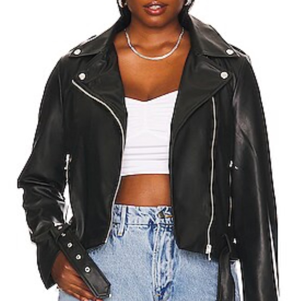 REVOLVE Black Leather Jacket